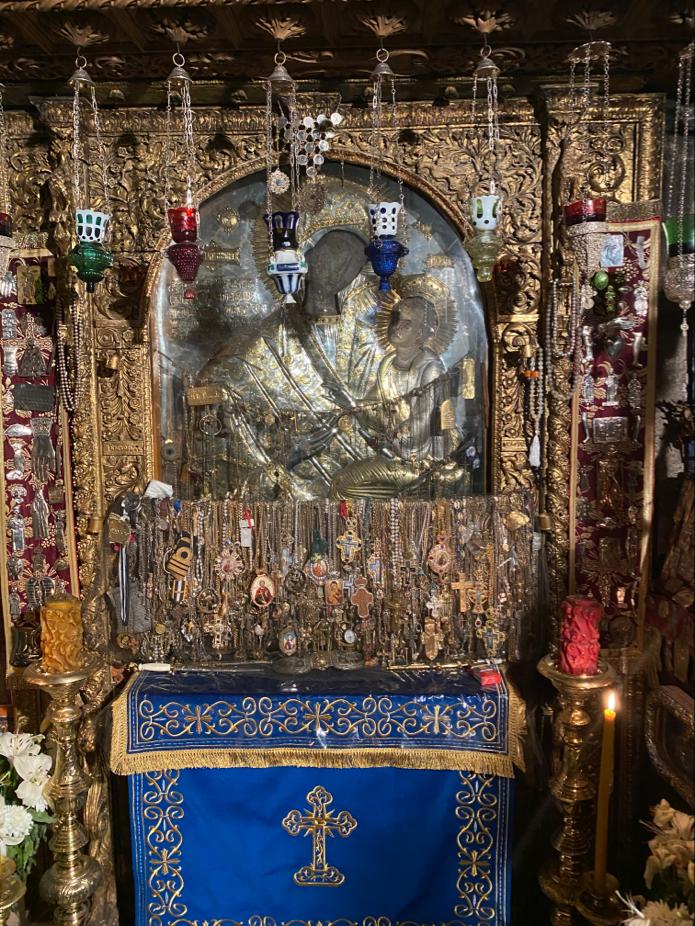 The Gorgoypikoos icon of the Mother of God at Holy Docheiariou Monastery